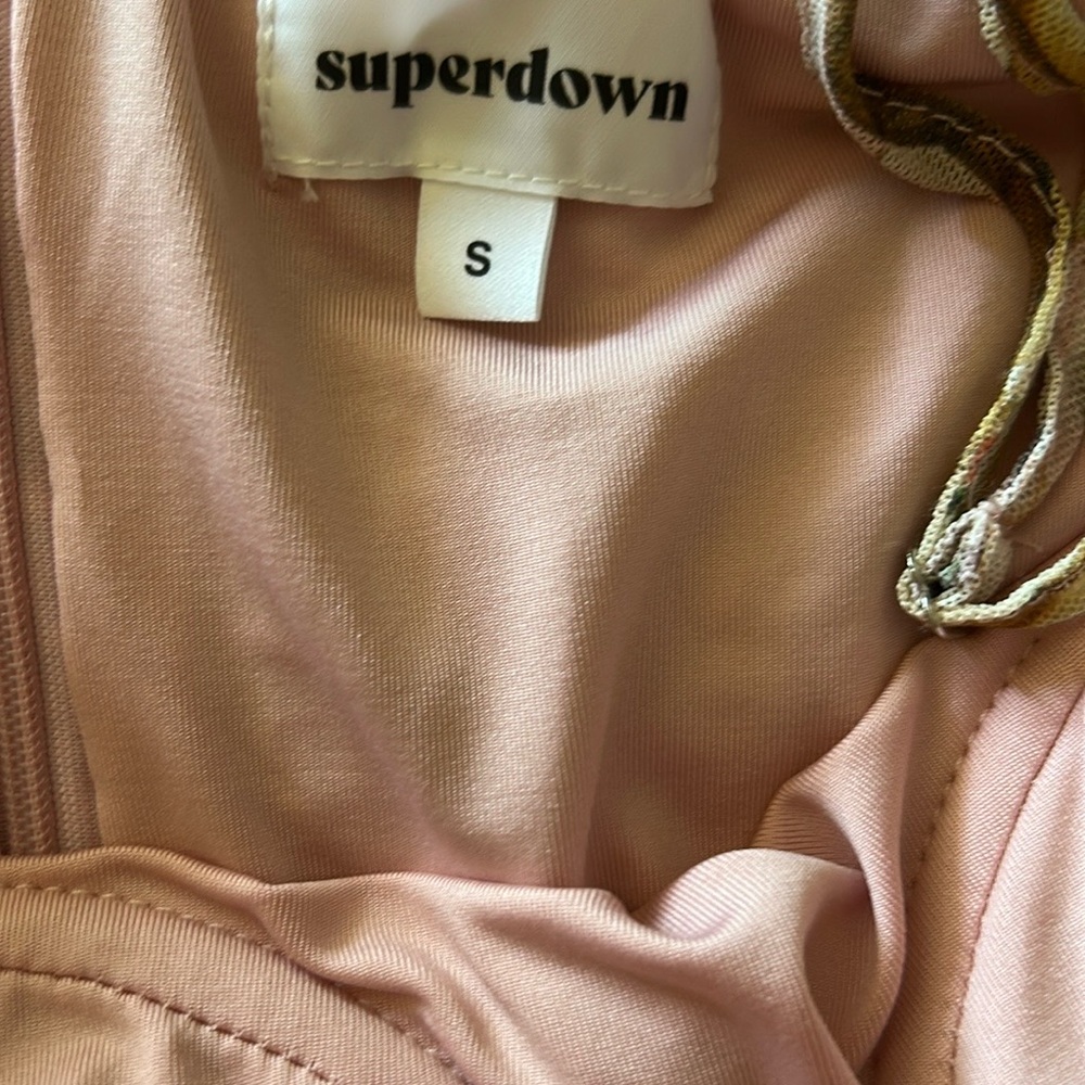 Superdown Ruched Multicolor Strapless Bodycon Mini Dress-Small - Picture 6 of 9